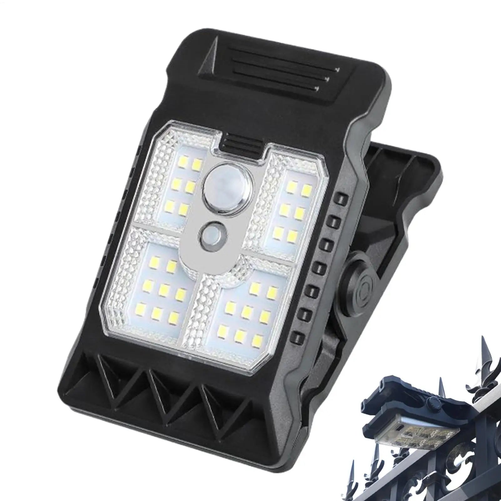 NEW upgrade Solar Light Chain Clip On Solar Motion Lights Outdoor 300LM Motion Sensor Security Lighting Waterproof Garden Decor Qme