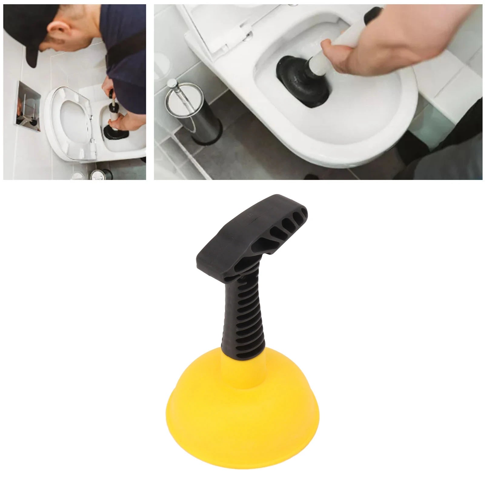 Mini Plunger Powerful Slip Proof Handle Efficient Small Drain Plunger for Toilet Bathtub Sink Mini Plunger Small Toilet Plunger Qme