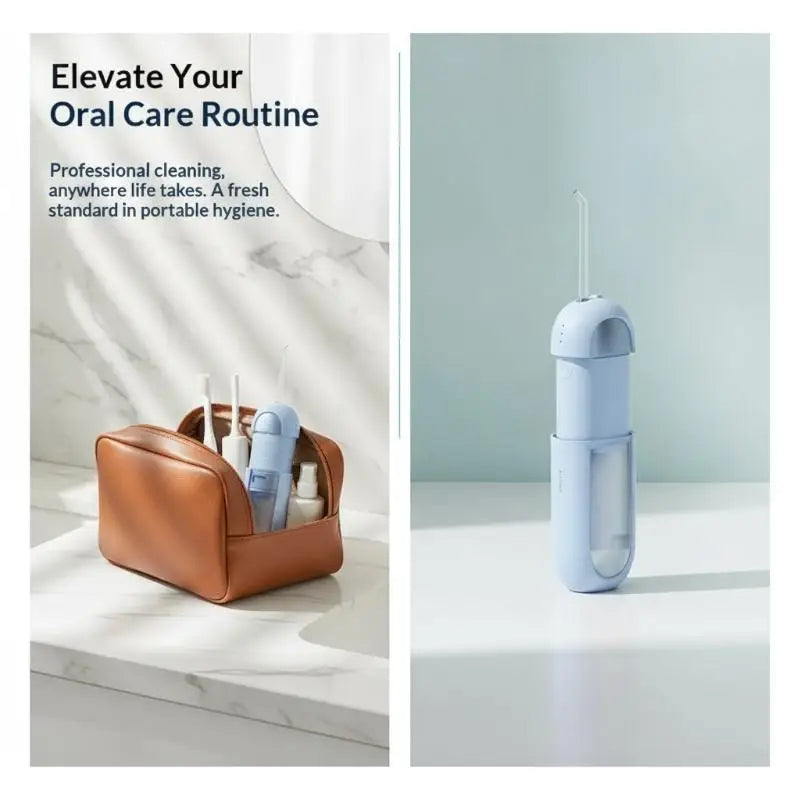 Electric Portable Oral Care Irrigator Rechargeable 4 Cleaning Modes Qme