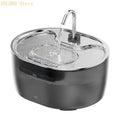 Cats Dog Water Dispenser Stainless Steel Spouts Automatic Flows Qme Gray CN