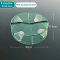 Fishing Net Mesh Folded Round 3 4 Holes Fish Shrimp Automatic Trap Qme 2