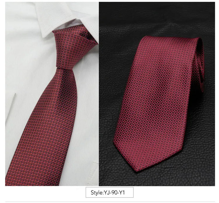 IHGSNMB Men Tie Fashion Classic Business Necktie Mens Casual Ties Qme YJ-90-Y1 China Mainland
