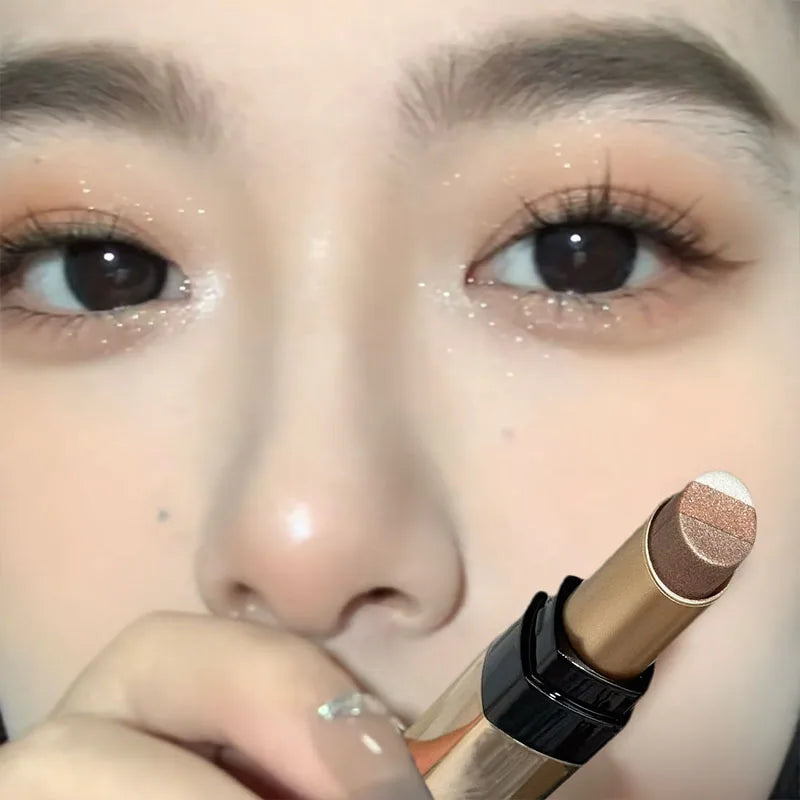 Three Gradient Pearlescent Eye Shadow Stick Water&sweatproof Qme