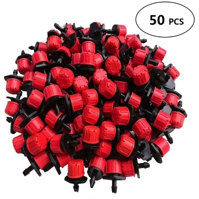 Keep Your Garden Thriving - Precision Watering Emitters - Perfect for Automating Care for Your Balcony Plants & Vegetable Patch Qme 50pcs
