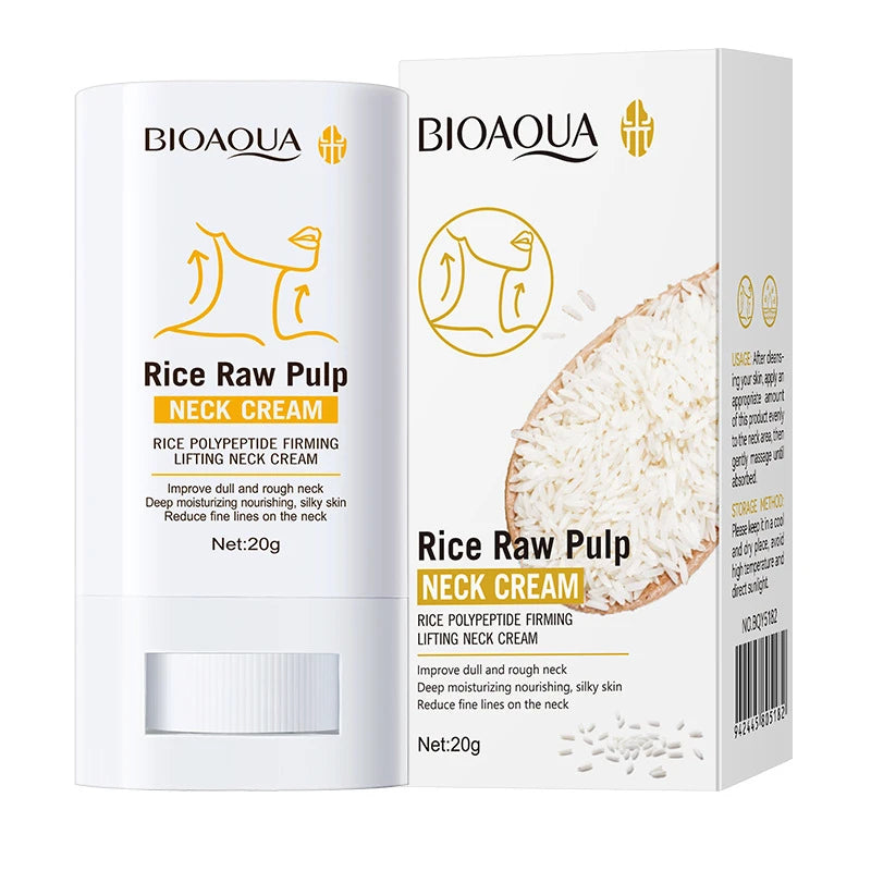 Collagen Neck Rolling Massage Cream Rice Extract Deeply Moisturizes Qme C-Rice 20g