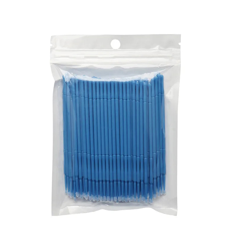 Disposable Microbrush Eyelashes Extension Individual Lash Removing Qme Blue CN