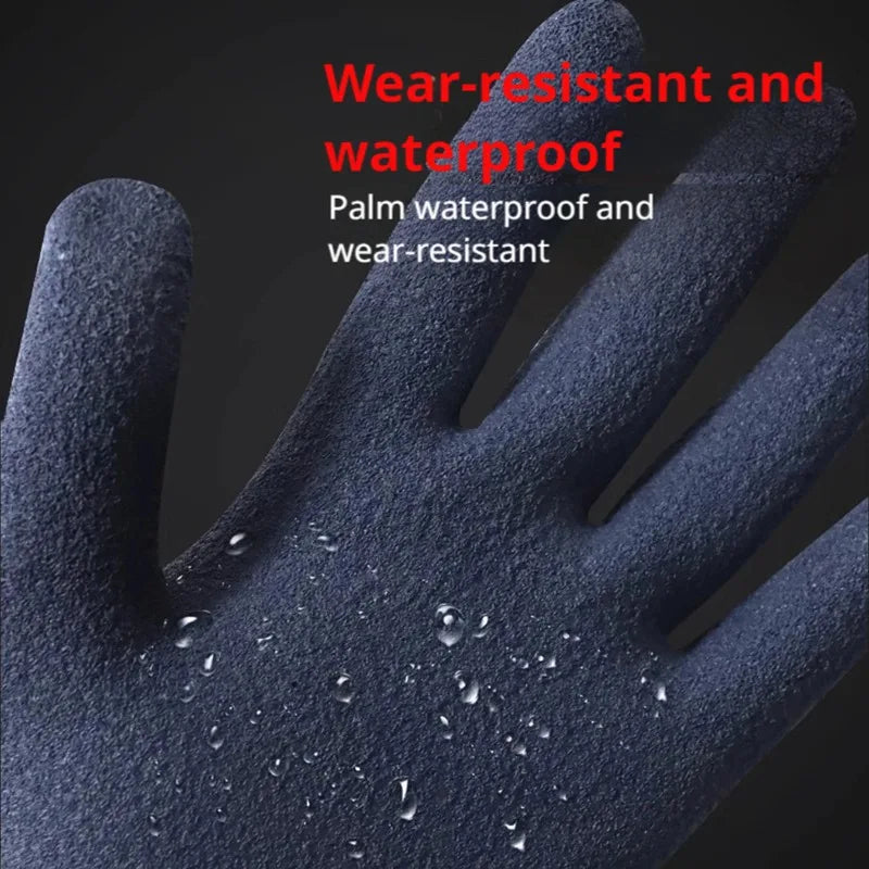 1PCS 400V Insulated Gloves Electrician Shockproof Low Voltage New Energy Vehicle Maintenance Live Working 400V Rubber Gloves Qme
