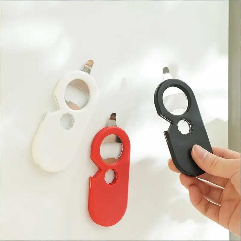 1 Magnetic Bottle Opener Can Adsorb Refrigerators Beer Openers Home Qme