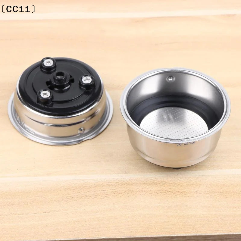 1 2 Cup Coffee Filter Basket 304 Stainless Steel Portafilter Espresso Qme