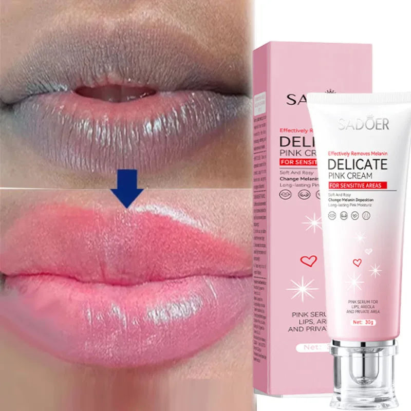 Fast Lighten Melanin Lip Mask Remove Dark Lip Balm Serum Exfoliating Fade Lip Lines Dead Skin Nourishing Repair Lip Care Makeup Qme