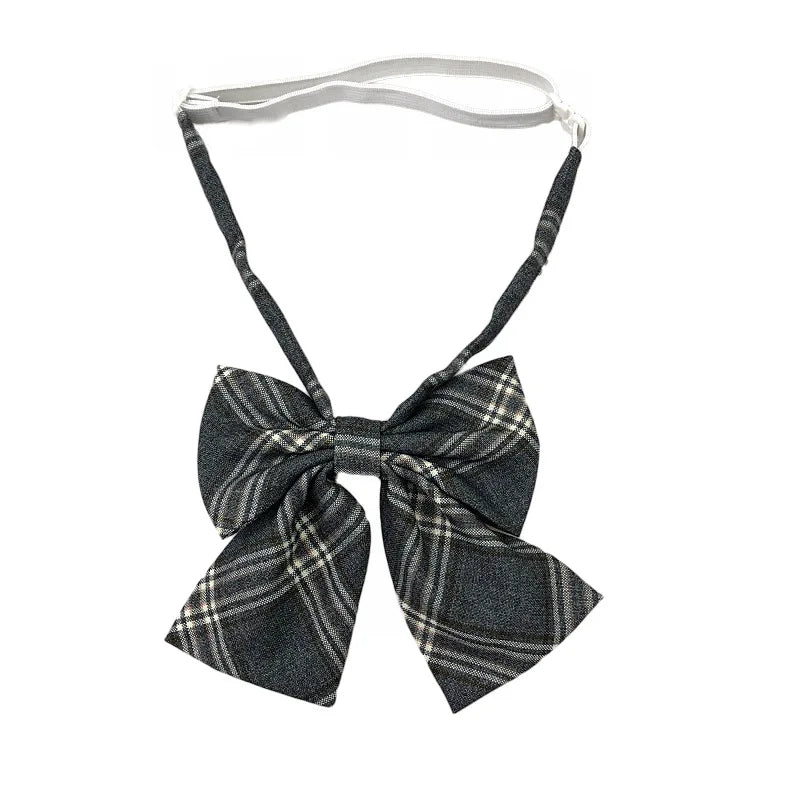 Cute Ladies Bowtie Fashion Butterfly College Plaid Check Bow Tie Qme rt-2