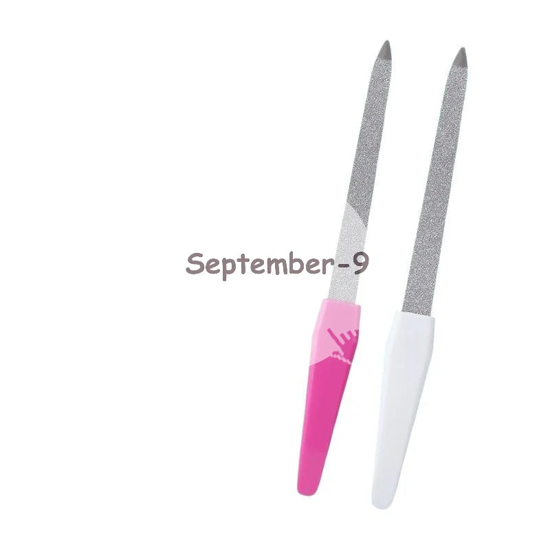 Scratch-resistant Double Sided Metal Nail Files Professional Art Qme