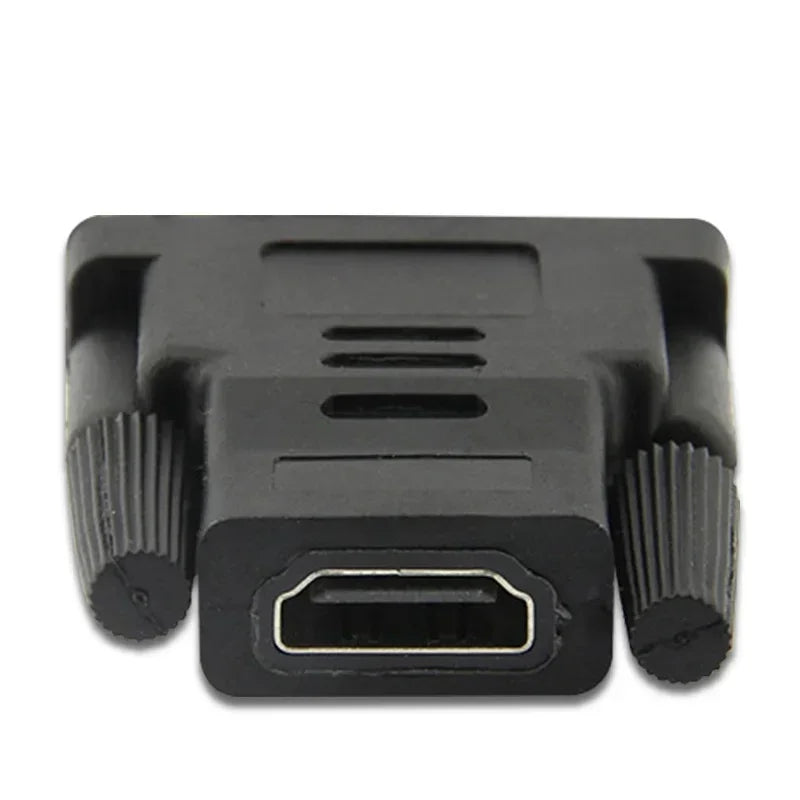 5pcs DVI 24+5 To Adapter Cables Plated Plug Male To Female HDMI-compatible To DVI Cable Converter 1080P for HDTV Projector Qme