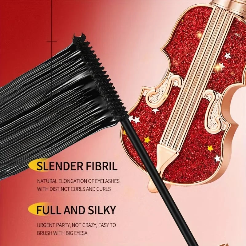Violin Mascara Lengthening Volume Defining Long Thin Curly Waterproof Qme