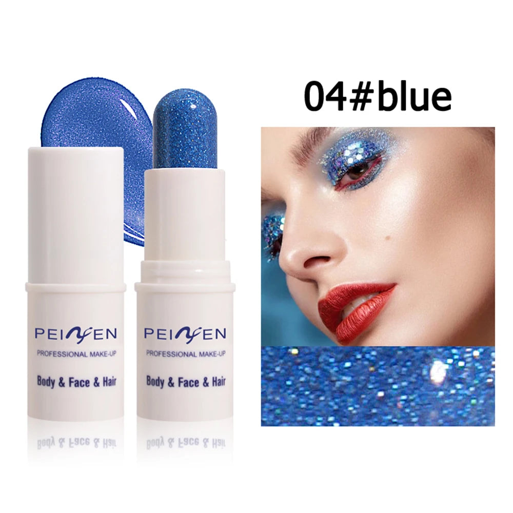 Multi Functional Makeup Stick Durable Waterproof Formula Gloss Qme 04 blue