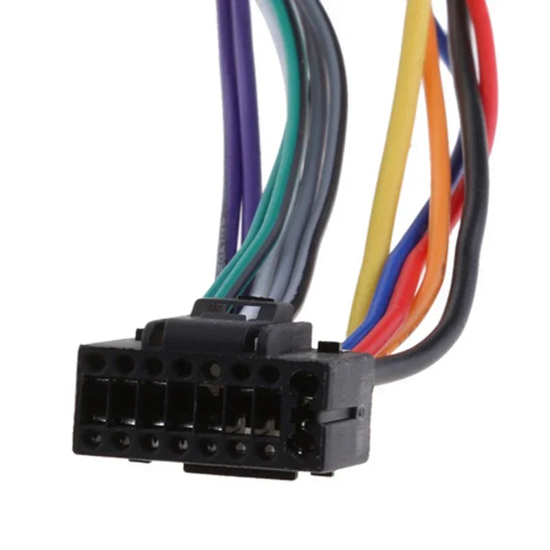 3psc 16 Pin Car CD Tail Line Stereo Radio Player ISO Wiring Harness Connector Audio Cable For Pioneer 2003-on Qme
