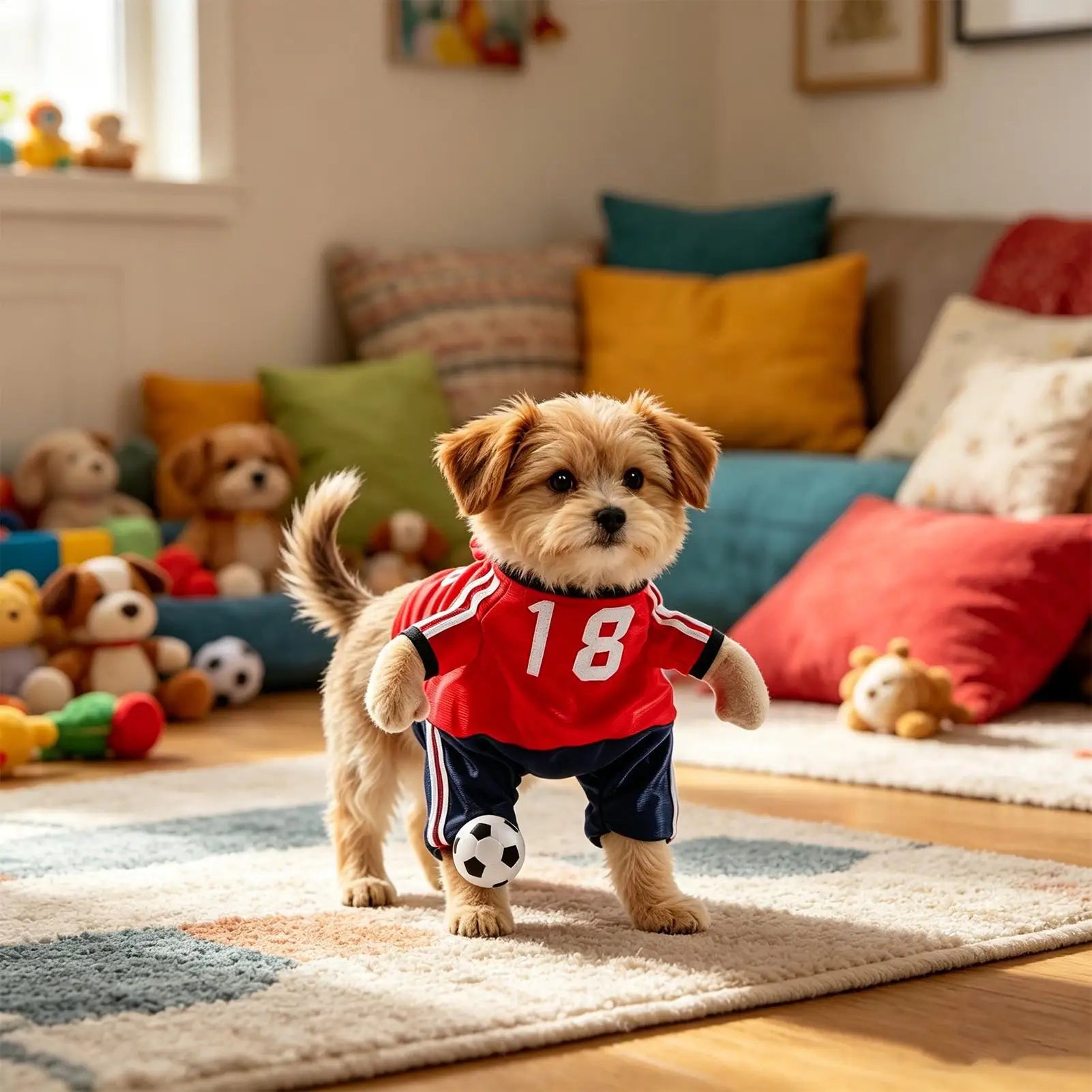 Dog Jersey Lightweight Breathable Sportswear Soccer Sportswear For Puppy Kitten Cats Pets Animals Summer Birthday Parties Qme