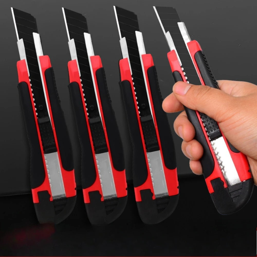 Practical Knife | Ultra Sharp Blade With Anti Slip Rubber Handle | Leather, Rubber, And Cardboard Box Specific Cutting Knife Qme