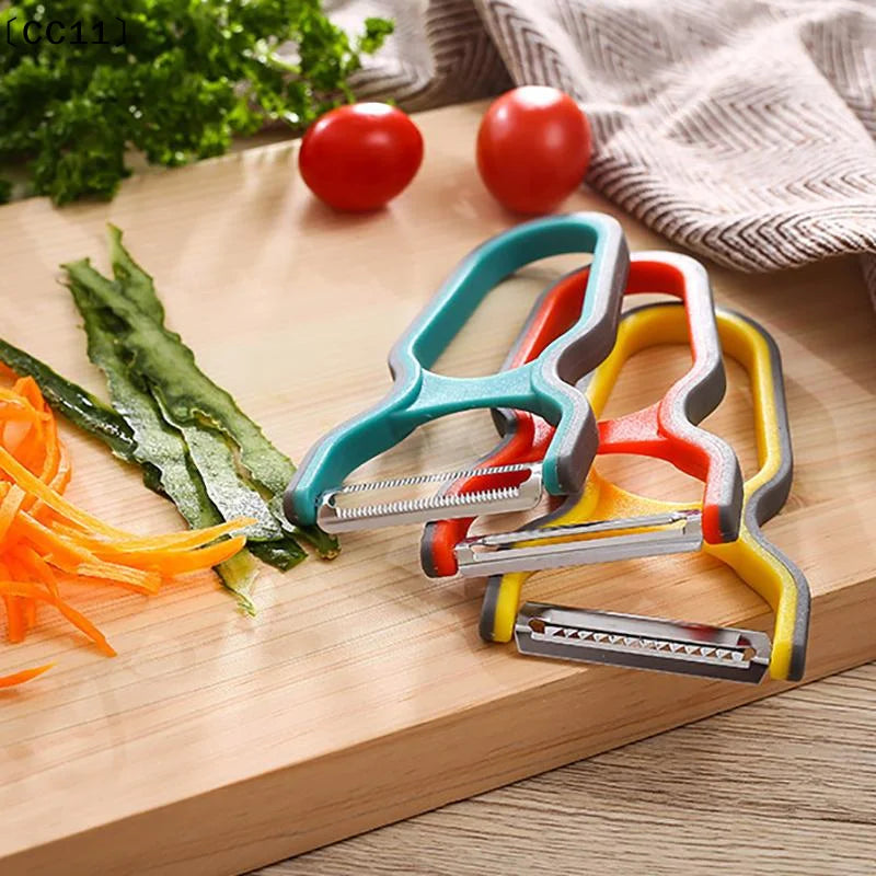 Stainless Steel Multi-function Potato Peeler Fruit Vegetable Chopper Qme