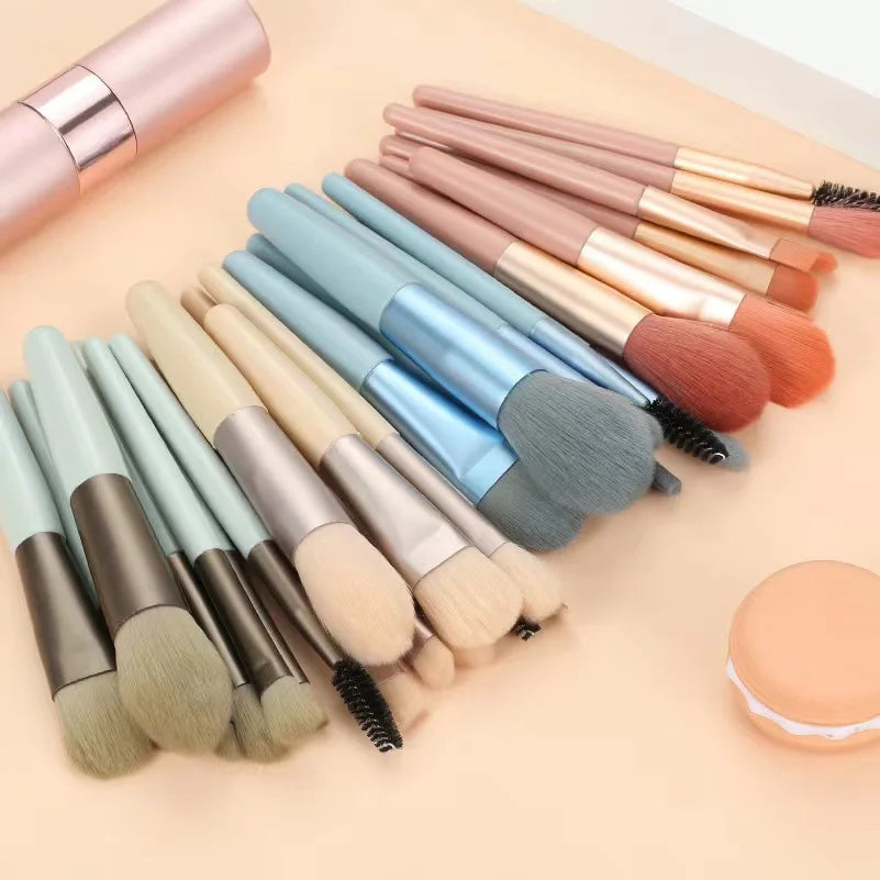 Soft Fluffy Makeup Brushes Cosmetics Foundation Blush Powder Qme