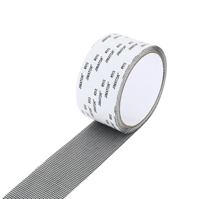 Window Mosquito Net Repair Tape Self-Adhesive Window Screen Repair Patch Strong Anti-Insect Fly Mesh Broken Holes Repair tape Qme black 2m 5mm|China Mainland
