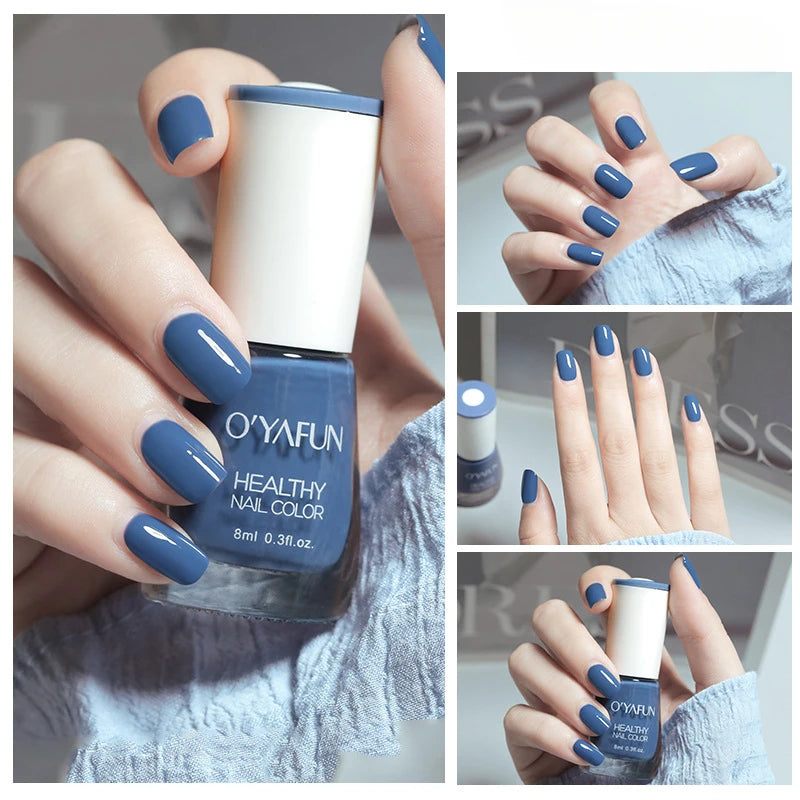 No-bake Nail Polish Nail Art Tearable Quick Dry Normal Without Lamp Nail Polish Glitter Sequins UV Varnish Nails Tools Qme
