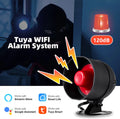 Wifi Siren Alarm System Wireless Loud Sound Alert Smart Life Qme Default Title