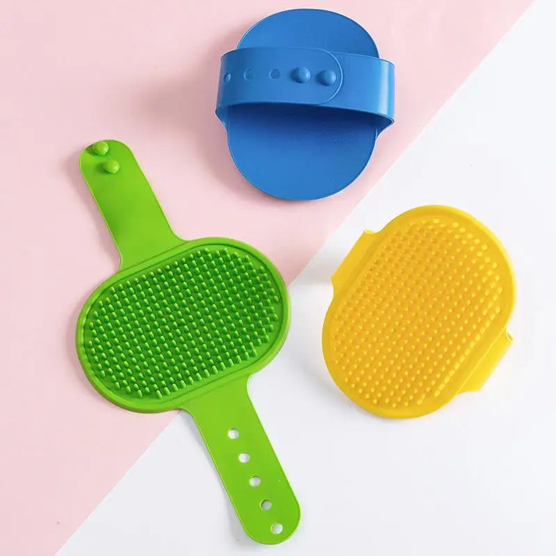 Fur Removal Tool Cats Dogs Pet Bathing Supplies Soft Rubber Bath Qme