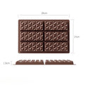 6-hole Chocolate Bar Mold Thick Silicone Filled Knafeh Pistachio Qme Chocolate