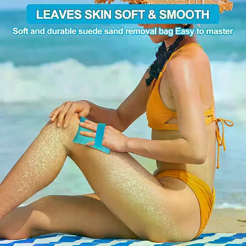 Sand Remover Beach Sandbag Powder Bag Removal Brush Vacation Camping Qme