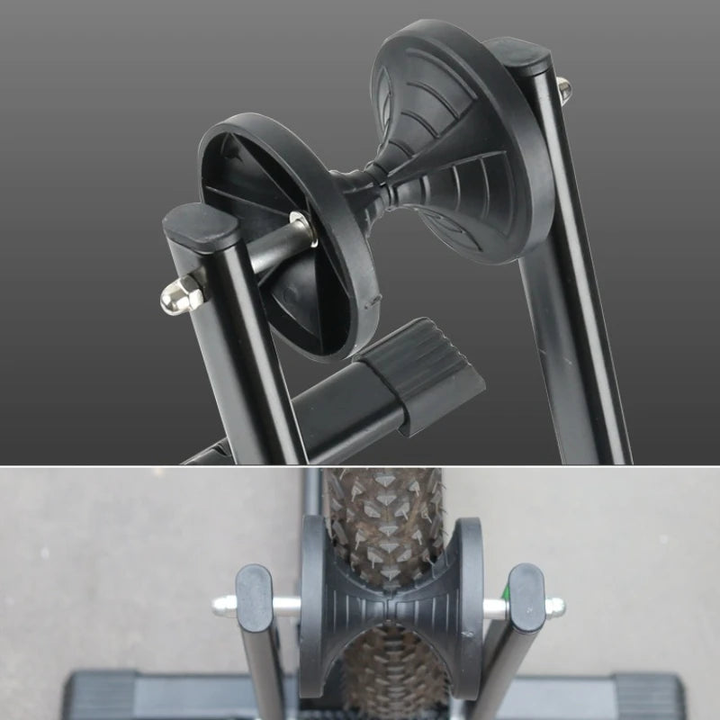 Bicycle Folding Parking Stand Mountain Bike Portable Repair Support Qme