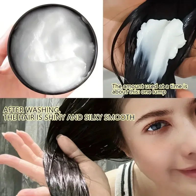 Collagen Hair Care Deep Repair Conditioning Moroccan Argan Oil Hair Mask Essence Suitable for Dry and Damaged Hair Qme