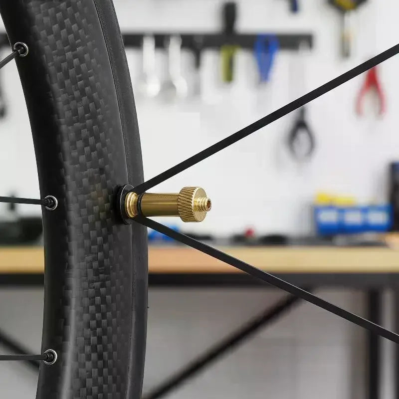 Universal Brass Bicycle Valve Adapter Presta Schrader Dunlop Qme