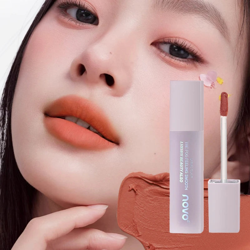 Lightweight Velvet Matte Lipstick, Resistant Liquid Lip Gloss, Moisturizing, Waterproof, Silky Smooth Texture, Easy To Apply Qme
