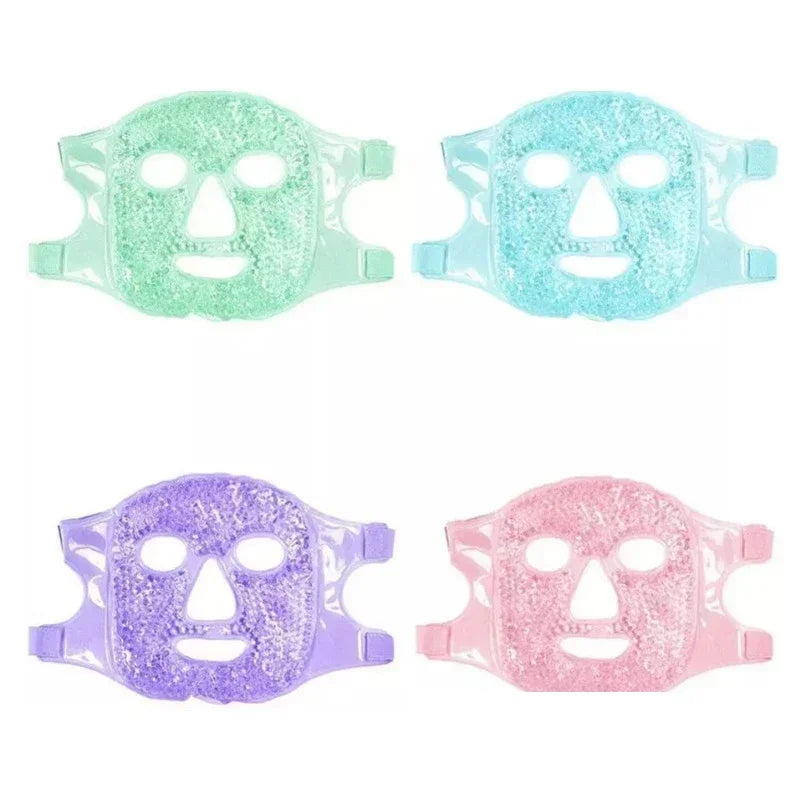SPA Ice Cold Heat Full Face Eye Mask Sleeping Reduce Puff Dark Qme