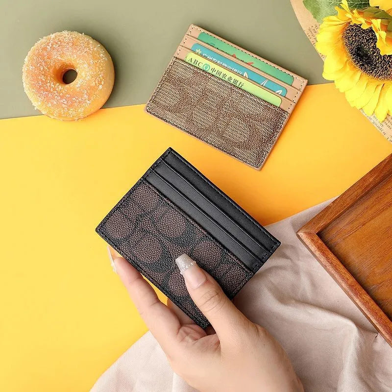 Multi-function Card Holder Luxury Design Wallets Women PU Leather Qme