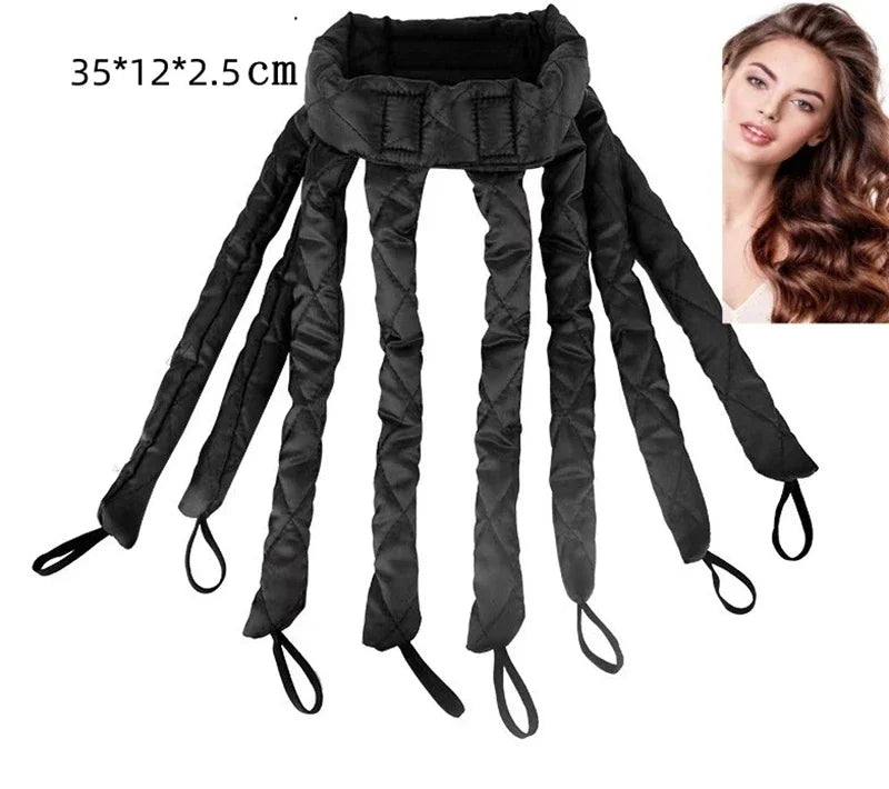  Lazy Octopus Curler Hair Rollers Heatless Headband Curls Ribbon Sleeping Soft Wave Formers No Heat Curls Ribbon Styling Tools Qme BKL