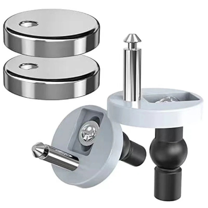 2Pcs Toilet Seat Hinges Top Fix Hinge Pack Mountings Replacement Release Quick Screws For Toilet Bathroom Furniture Accessories. Qme