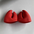Pair Creative Red Lobster Pliers Kitchen Thermal Insulation Gloves Qme Red