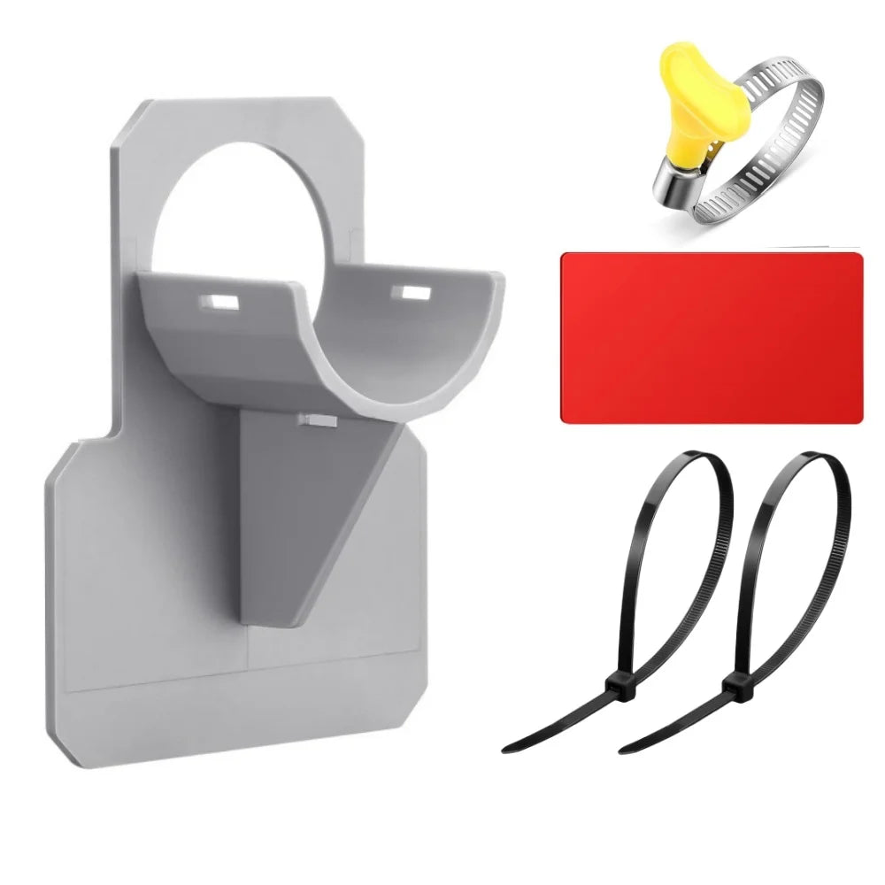 Swimming Pool Pipe Holder 30-37mm Water Pipe Drainage Pipe Mount Supports for Preventing Pipes Sagging Swimming Pool Accessories Qme 1 Set Grey-B
