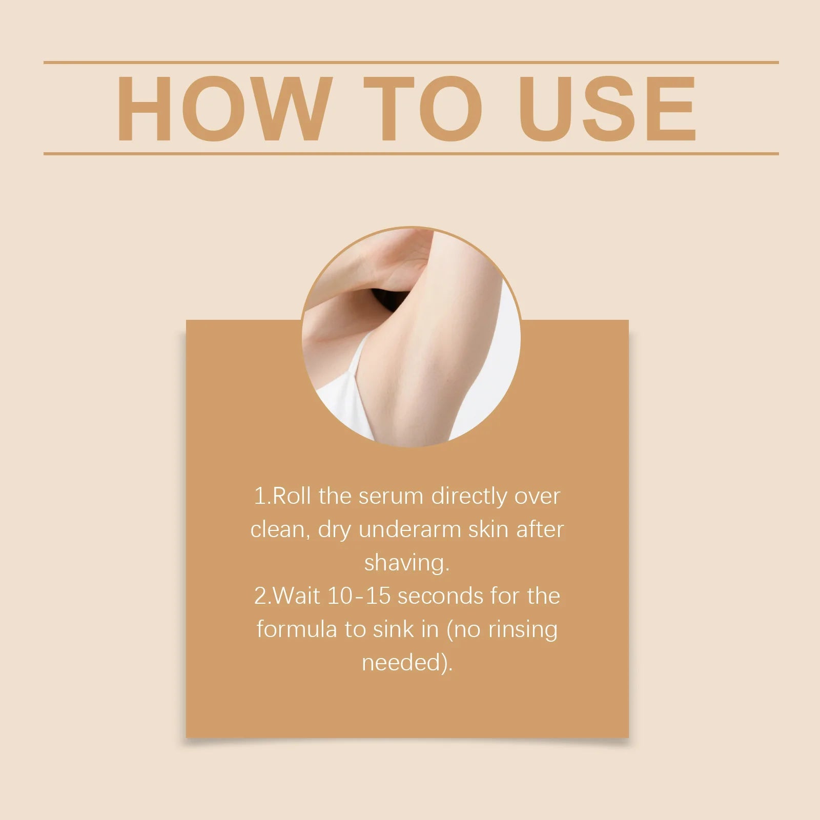 OceAura Post-Hair Removal Care Serum Roll On Hair Regrowth Slowing Skin Soothing Skin Discomfort Calming After Shave Serum 50mL Qme