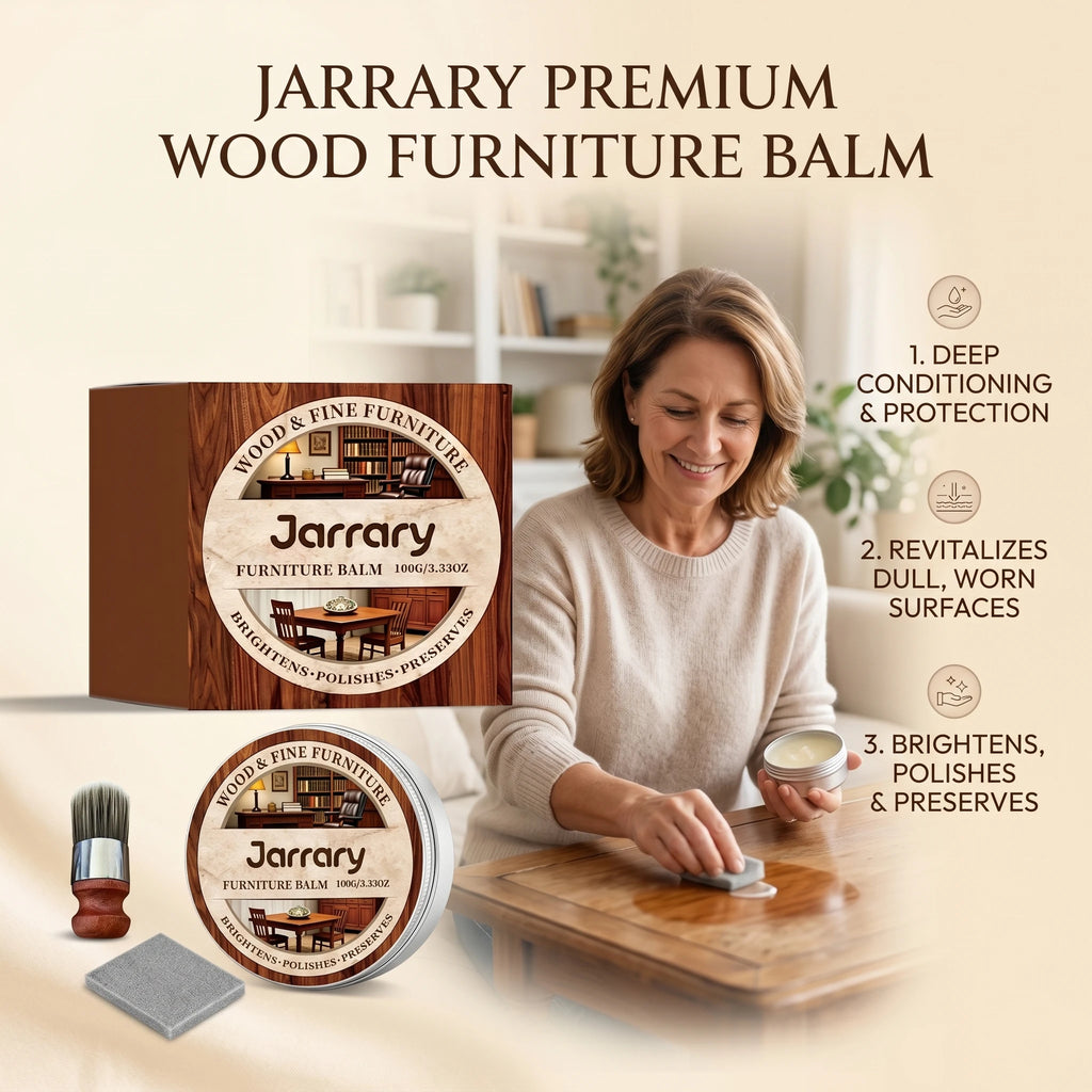 Wood Furniture Care Balm Cleaning Stain Repair Scratches Restore Shine Form a Protective Film Natural Furniture Beeswax Polisher Qme