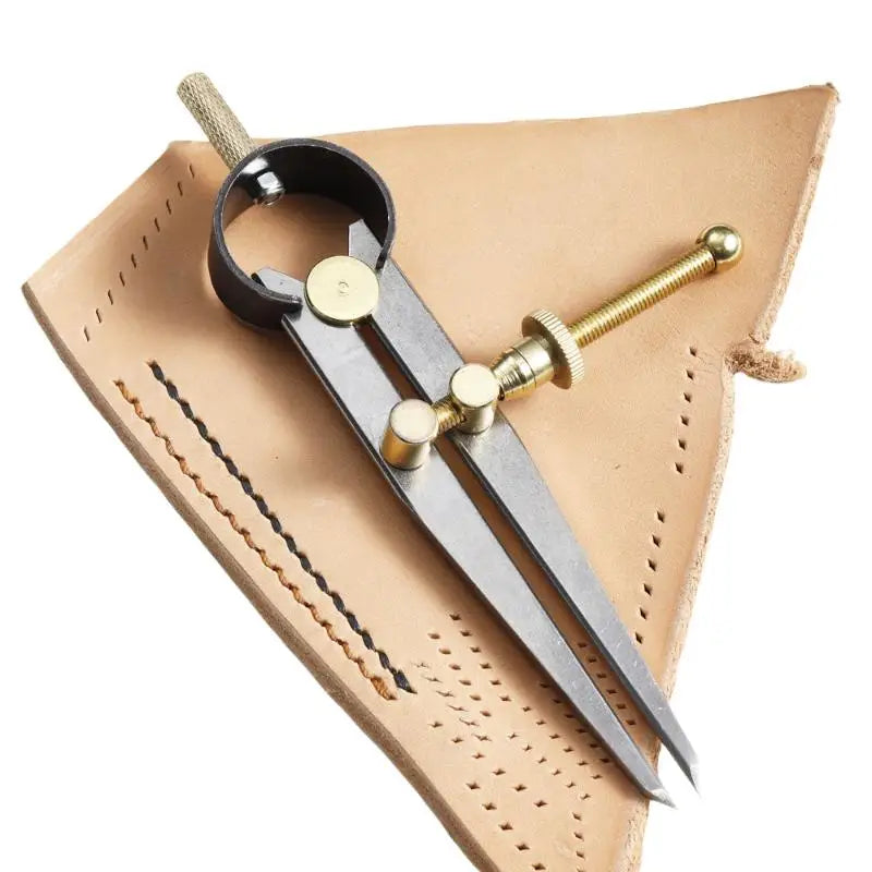 Adjustable Wing Divider Rotating Line Marking Gauge Leathercraft Qme