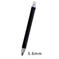 5.6mm Metal Mechanical Pencil And 2B/4B/6B/8B Pencil Refill For Writing Tool Sketch Comics Design Automatic Pencil Qme 1 black pen
