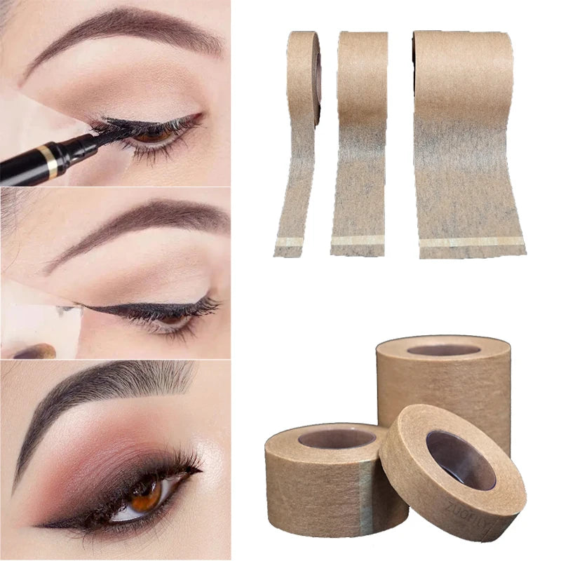 1 Roll Eyeshadow Protector Tapes Sticker Eye Makeup Tool Eyeliner Eyelid Tape Eyelash Extension Patch 9M Beauty Application Tool Qme