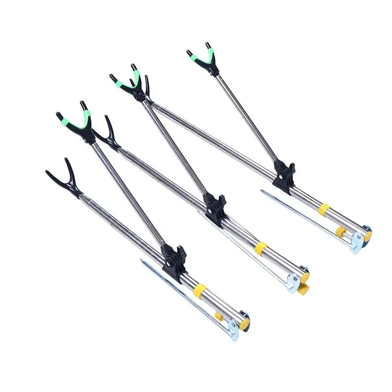 Stainless Steel Bracket Fishing Rods Support V Shape Head Adjustable Qme