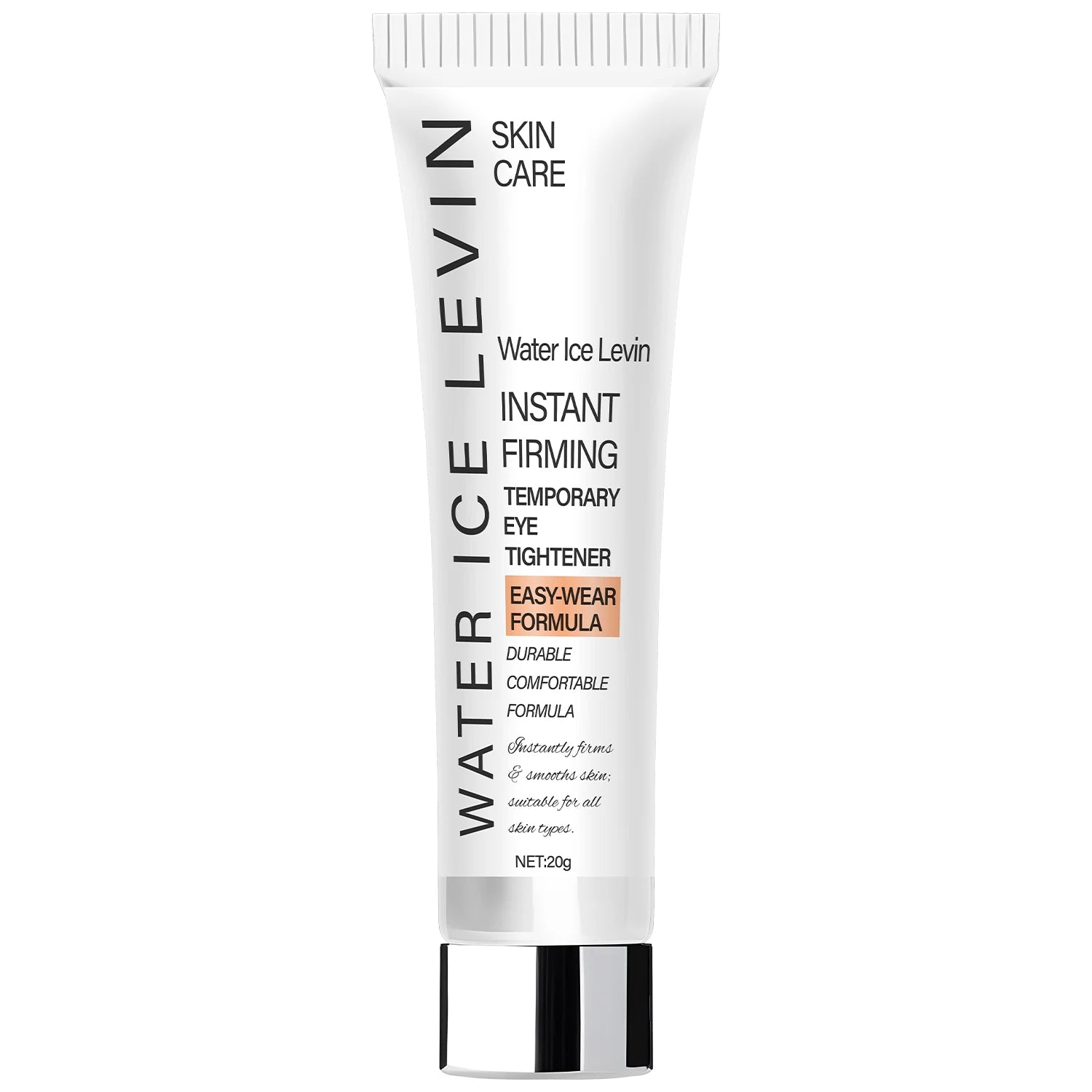 Levin Instant Firming Eye Tightener with Hyaluronic Acid & Retinol - Temporary Eye Cream for Smooth, Elastic Skin Qme WHITE 20g