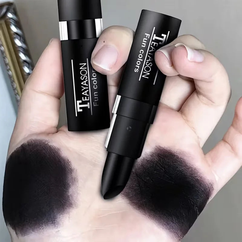 Matte Lipstick Black White Red Bold Lip Stick Waterproof Long Lasting Qme
