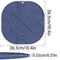 Air Fryer Pad Silicone Kitchen Counter Insulation Non-slip Protector Qme China Mainland Blue one size