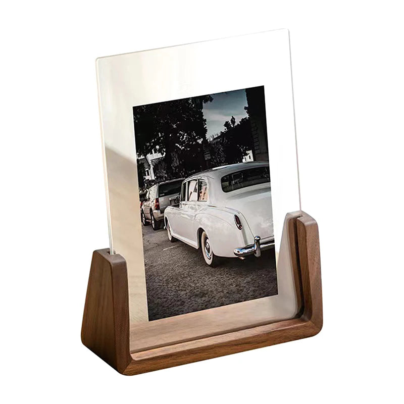 Picture Frame Wooden Kpop Idol Photo Display Wedding Party Holder Qme